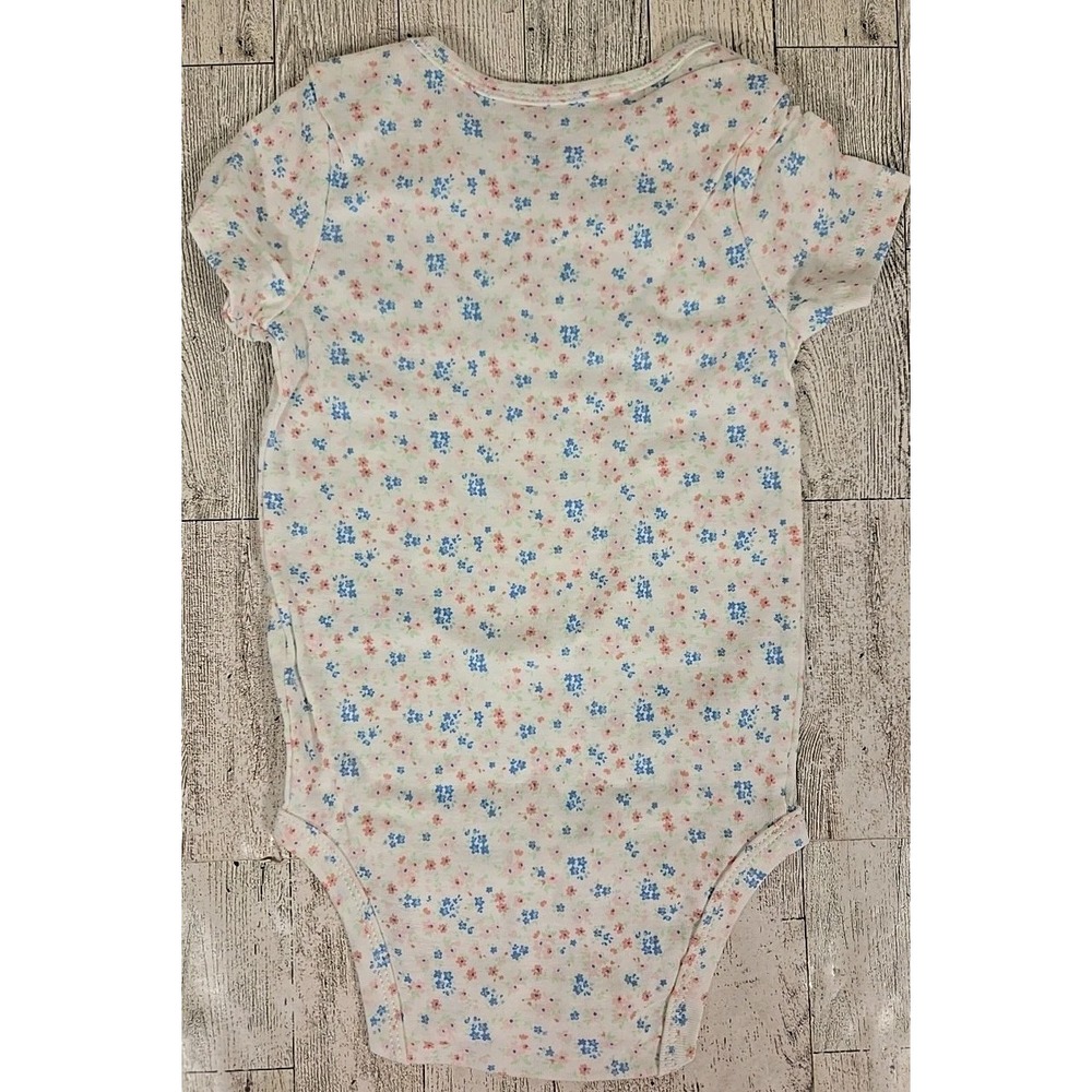 Carter's Bunny 3pc Jacket Set 18mo Gray White Pink Floral Pants Long Sleeve NEW - Picture 8 of 11
